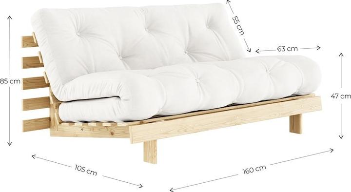 Actual product image Karup Design Roots (3-seater, Sofa bed)
