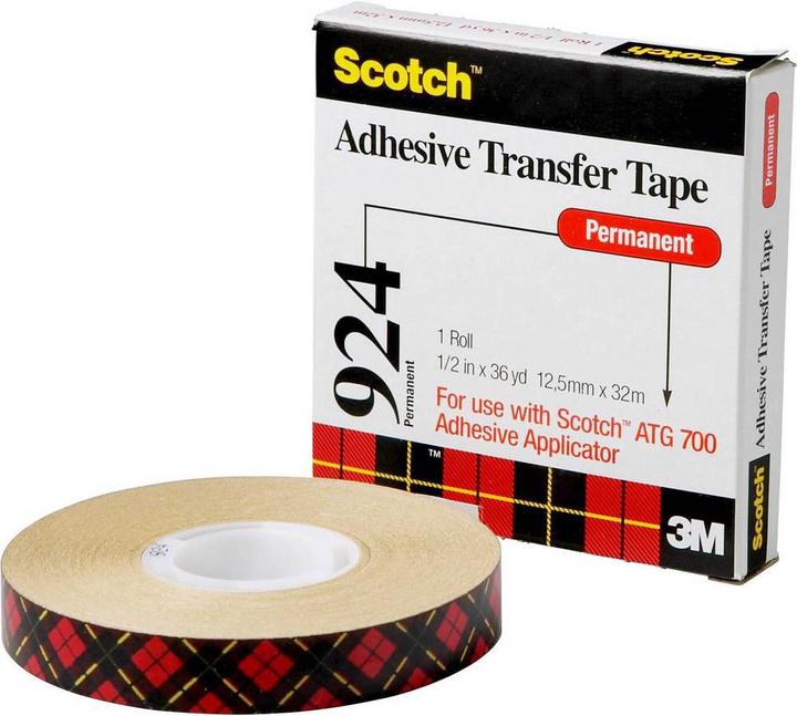 Produktbild 3M ATG KlebstoffFilm 924EU Transp (19 mm)