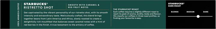 Valori nutrizionali e ingredienti Starbucks Ristretto Shot (10 x Porta.)