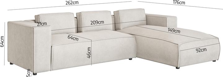 Actual product image Ropez Cloe (Corner sofa)