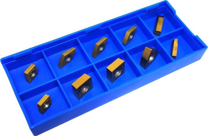 Actual product image Paulimot Schneidplatten für die Drehmeissel-Sets 10 mm und 12 mm, 10-teilig