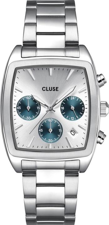 Cluse Quartaut Chrono Silver (Chronograph, 35 mm)