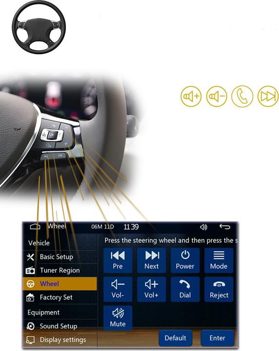 Immagine prodotto Werkstein Digitales Autoradio FM Transmitter, MP5, Bluetooth, CarPlay, Android Auto (Auto Android, MirrorLink, Apple Carplay)