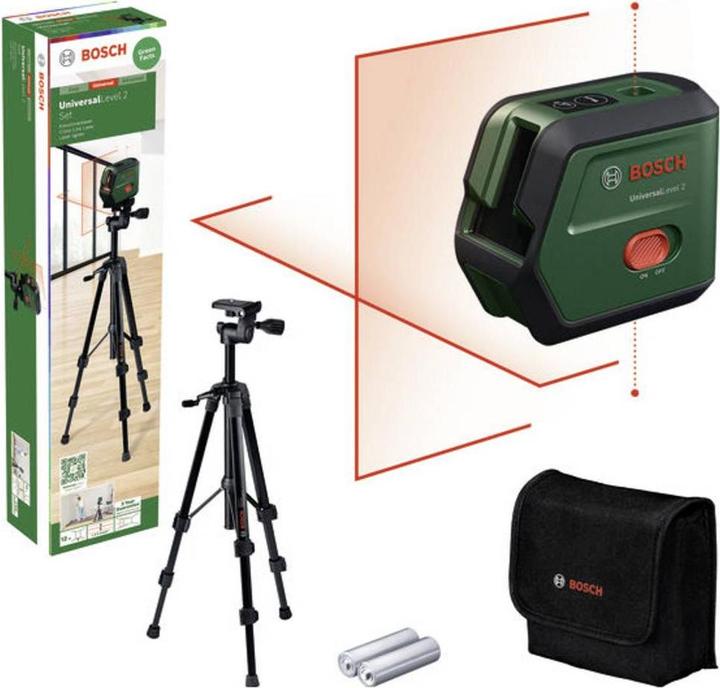 Produktbild Bosch Professional Bosch Kreuzlinienlaser UniversalLevel 2 UNI Set (Standard)