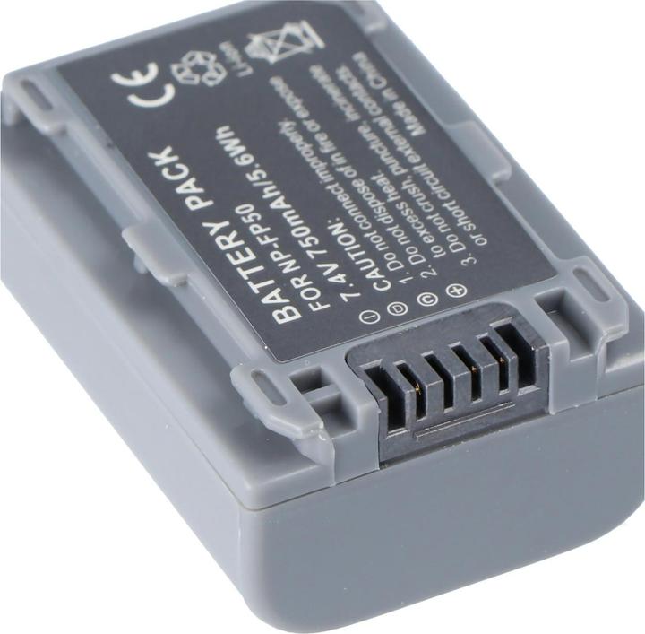 Immagine prodotto Sony Batteria NP-FP50, serie DCR-HC, DCR-DVD (Batteria della fotocamera)