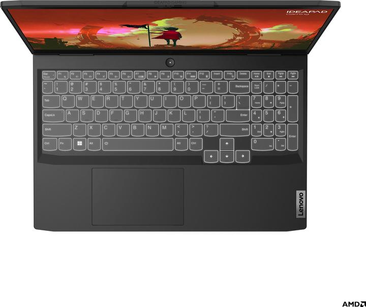 Produktbild Lenovo IdeaPad Gaming 3 6600H Notebook (15.6") Full HD AMD Ryzen™ 5 DDR5-SDRAM SSD NVIDIA (15.60", AMD Ryzen 5 6600H, 16 GB, 512 GB, Eng. Int.)