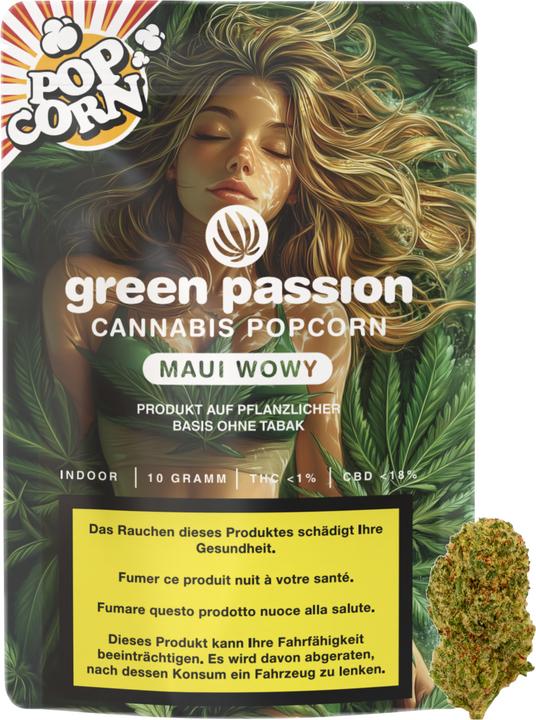 Green Passion Maui Wowy Popcorn (10 g, Indoor)