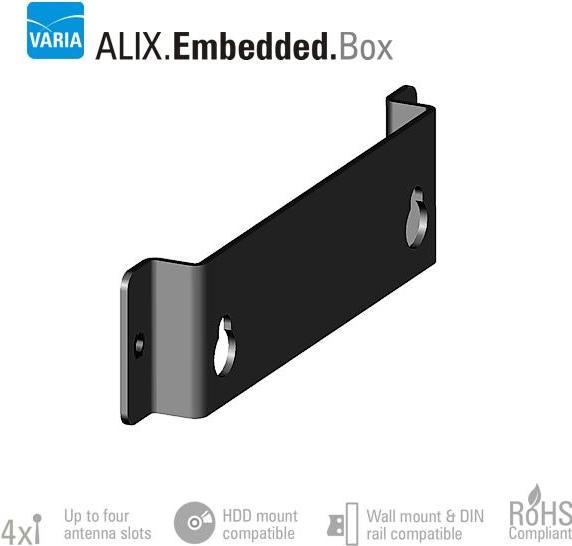 Immagine prodotto Varia PC Engines ALIX APU Embedded Box Montaggio a parete/pavimento (Montaggio a parete)