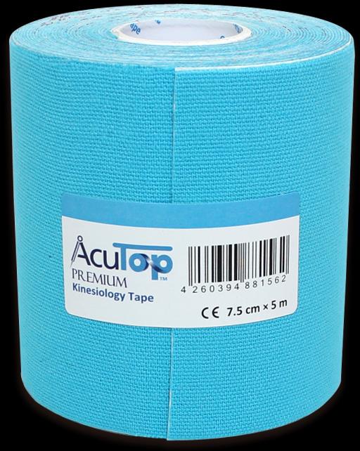 AcuTop Premium Tape L 7.5cm x 5 m Blau (5 m)