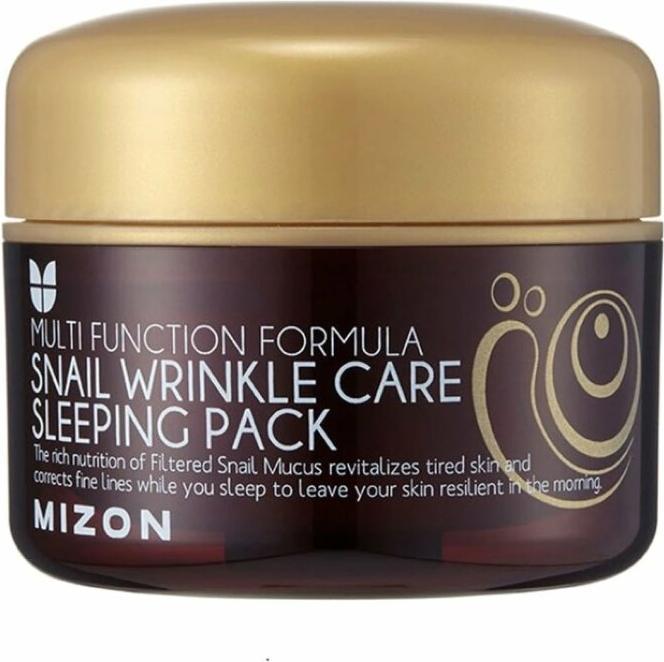 Actual product image Mizon snail wrinkle care sleeping mask (2.70 ml)