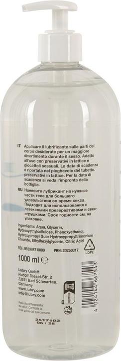 Actual product image Just Glide Toy Lube (1000 ml)