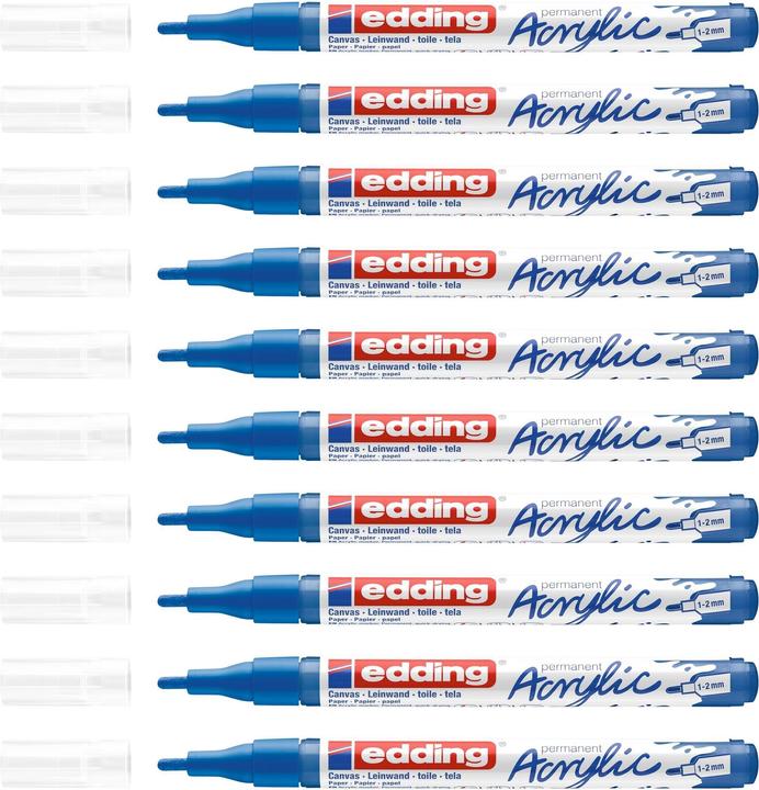 Actual product image Edding Acrylic marker 5300 Fine (Gentian blue, 2 mm, 1 x)