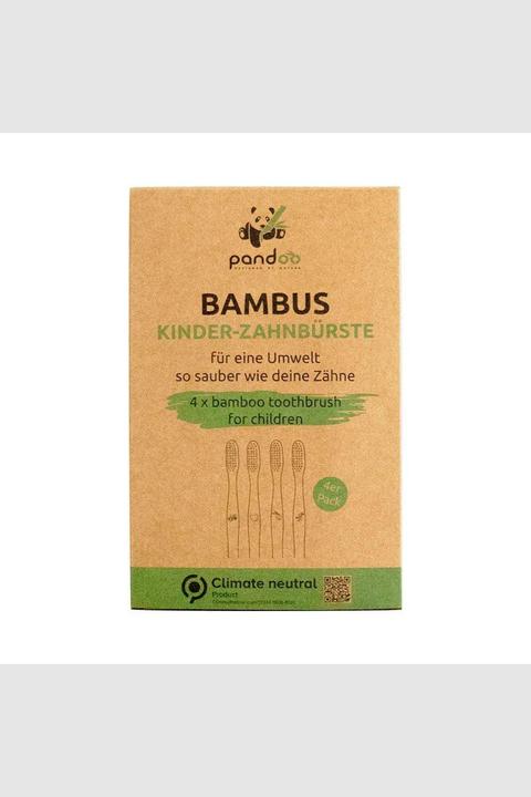 Actual product image Pandoo Children's toothbrush (Soft, 4 x)