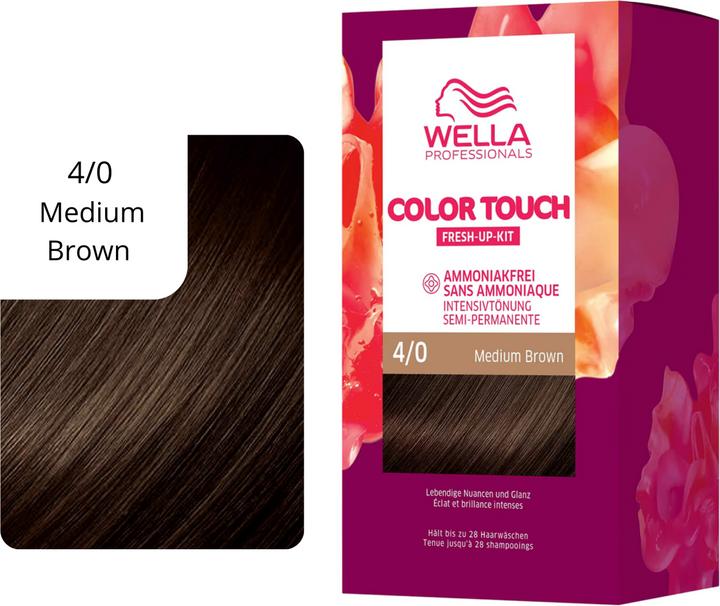 Produktbild Wella Fresh-Up-Kit (4/0 mittelbraun)