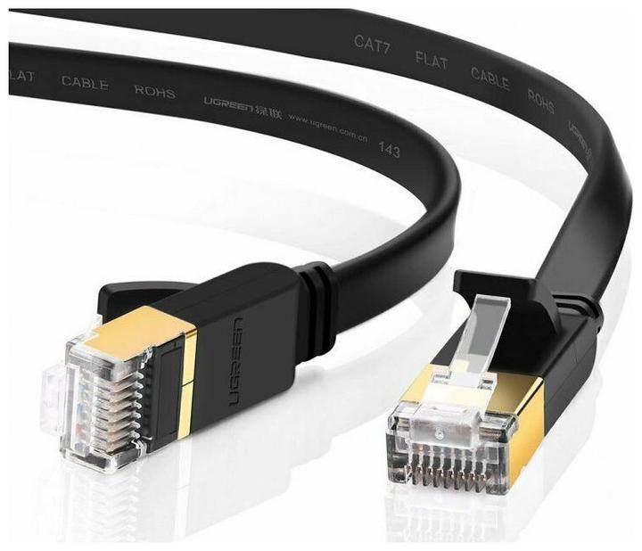 Actual product image Ugreen Cable U/FTP Flat Patch CAT7 Pure Copper 15m NW106 11266 (15 m)