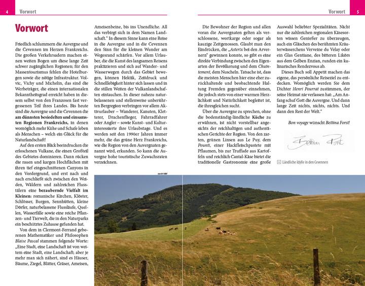 Produktbild Reiseführer Auvergne, Cevennen mit 29 Wanderungen und 6 Fahrradtouren (Deutsch, Bettina Forst, 2020)