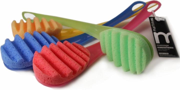 Martini Spa Massage Color Brosse éponge extra douce Couleurs assorties