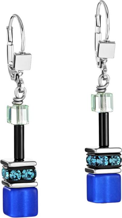 Actual product image Coeur de Lion GeoCube earrings (Stainless steel)