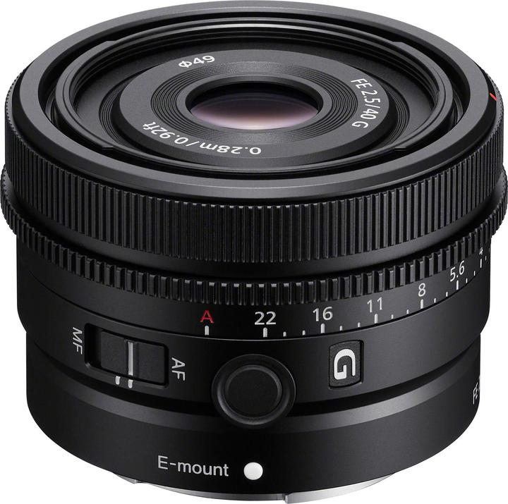 Actual product image Sony FE 40mm f/2.5 G - (EU) (Sony E, full size)
