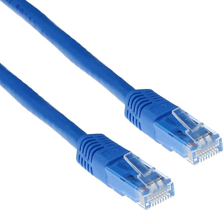Produktbild Blue 2 meter LSZH U/UTP CAT6A patch cable with RJ45 connectors. Cat6a u/utp lszh blue 2.00m (U/UTP, CAT6a, 2 m)