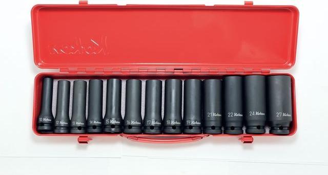Image du produit Koken Jeu KO-KEN IMPACT 13 pièces, 6 pans, 1/2 pouce long (27 mm, 16 mm, 24 mm, 22 mm, 15 mm, 13 mm, 19 mm, 12 mm, 10 mm, 18 mm, 21 mm, 17 mm, 14 mm)
