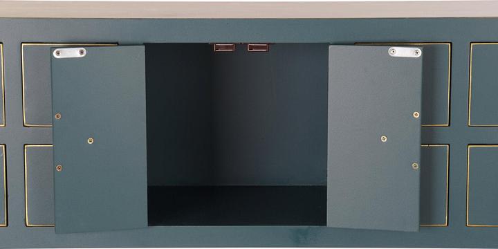 Image du produit DKD Home Decor Console Blue Fir MDF Wood 98 x 26 x 80 cm