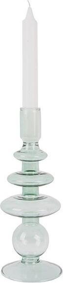 Actual product image present time Candle holder 22.5 cm, 1 piece, Green