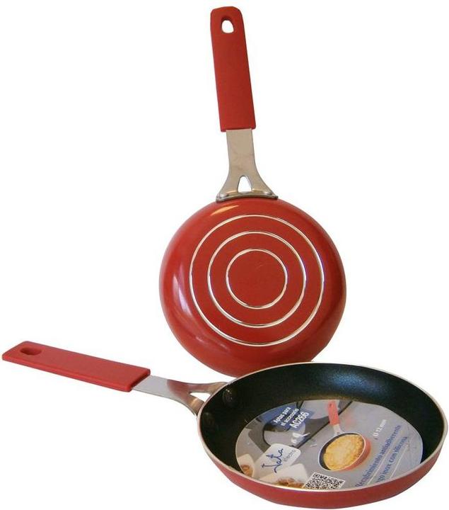 Actual product image Jata R266 2 small fring pan for AC266 (1.20 cm, Pot, Stainless steel)