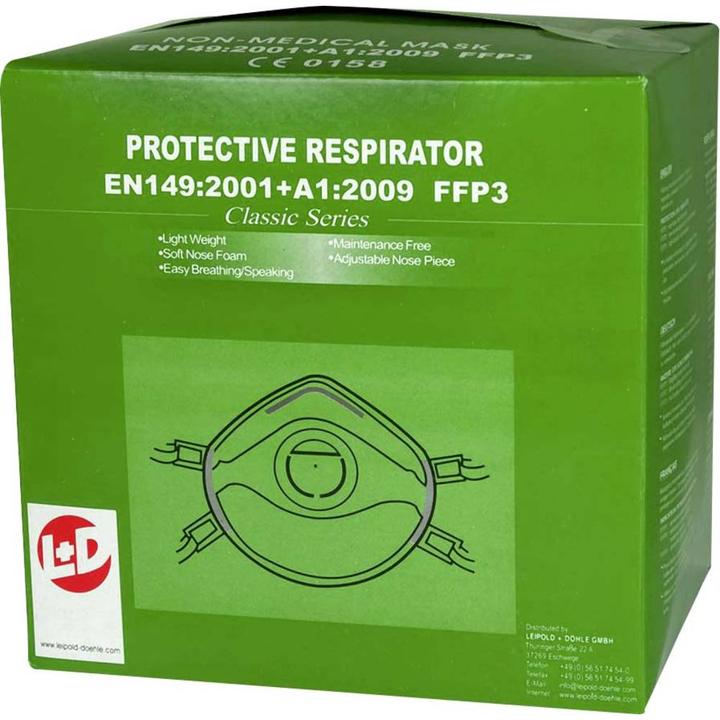 Actual product image Upixx Fine dust mask (FFP3 D, 10 x)