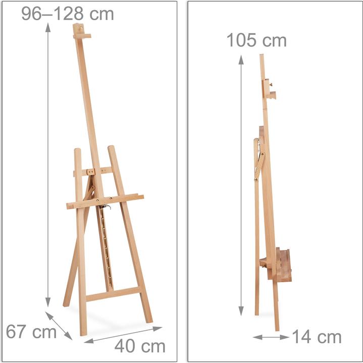 Actual product image Relaxdays easel