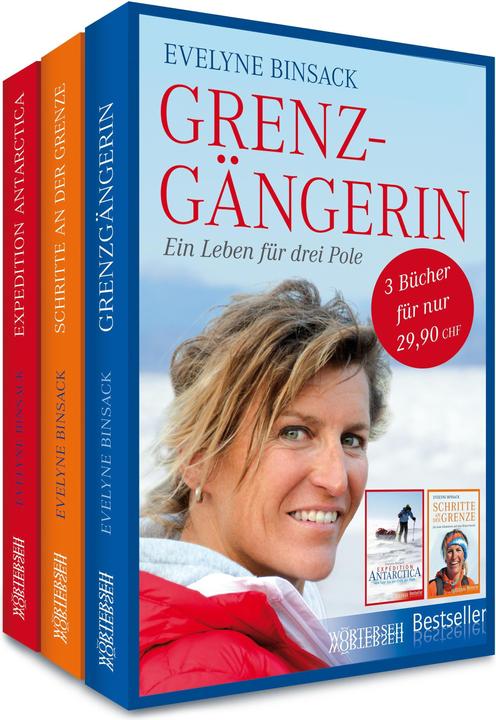 Actual product image Schritte an der Grenze – Expedition Antarctica – Grenzgängerin (German, Evelyne Binsack, 2023)
