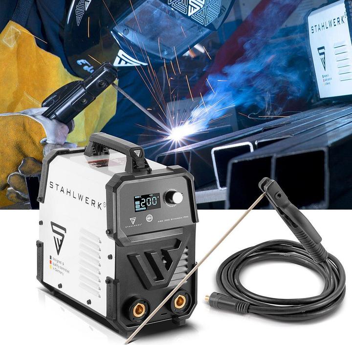 Produktbild Stahlwerk Elektroden-Schweissgerät ARC 200 Synergic Pro Vollausstattung