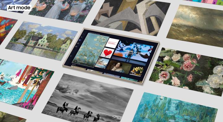 Image du produit Samsung Téléviseur The Frame 32 pouces QE32LS03CBU (32", LS03C, QLED, Full HD, 2023)