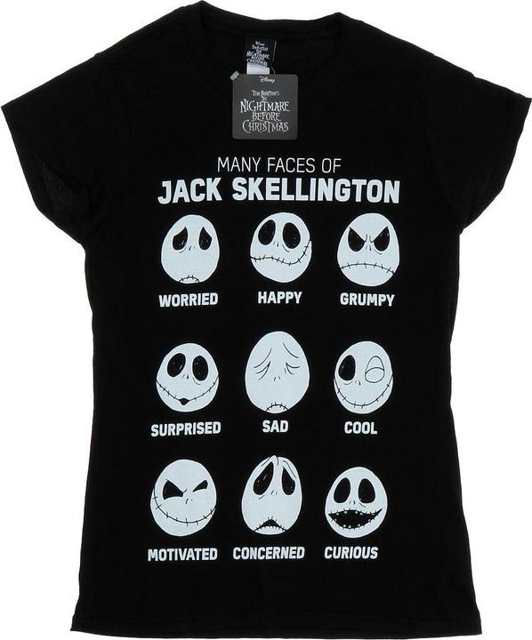 Disney Nightmare Before Christmas Many Faces Of Jack TShirt (M)
