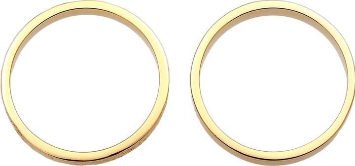 Actual product image Elli 2er Set Bandring (52, 925 Silver)