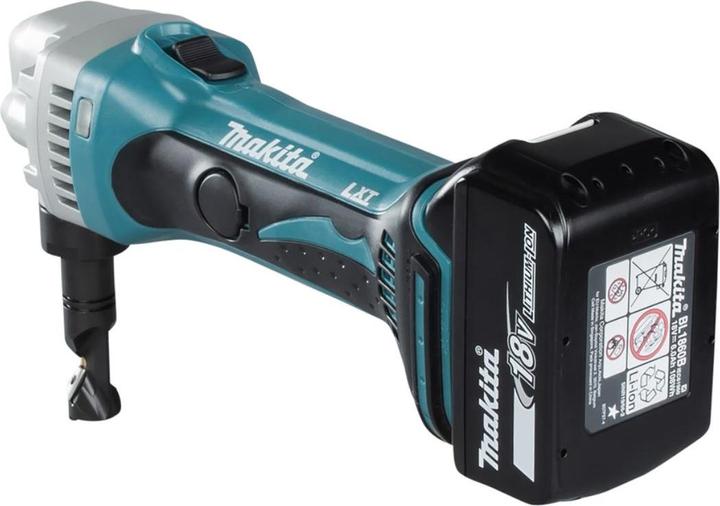 Actual product image Makita 18V Battery Nibbler DJN161RTJ 1.6mm with 2x Battery 5.0Ah