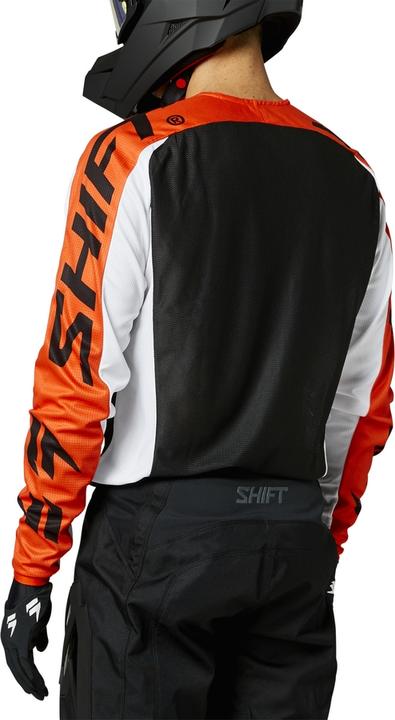 Produktbild Shift Jersey White Lbl Fade Blk/Wht/O (XL)