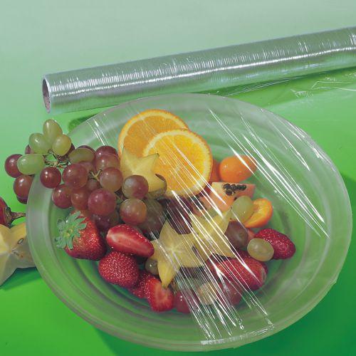 Image du produit Papstar Film étirable, largeur : 300 mm, grand rouleau Matériau : LDPE (polyéthylène), transparent (1 x)