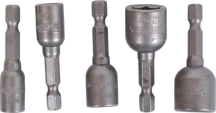 Makita Dopsleutelset 1/4 5st. (13 mm, 12 mm, 10 mm)