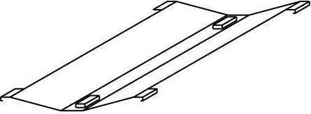 Actual product image Hammerbacher Cable tray silver (44 cm)