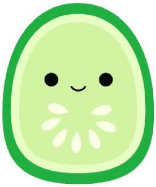 Actual product image Squishmallows Cucumber slice (30 cm)