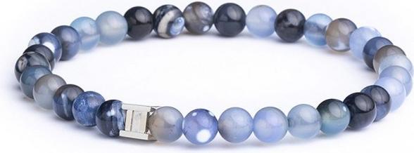 Gemini Armband - Naturstein Achat - Grösse L