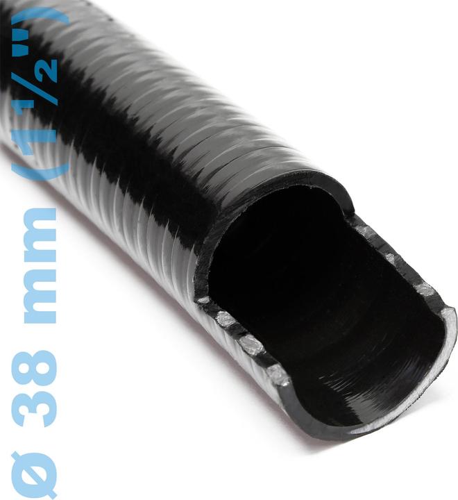 Produktbild Wiltec Druck- und Saugschlauch 10m Teichschlauch 38mm (1 1/2") Schlauch Teich