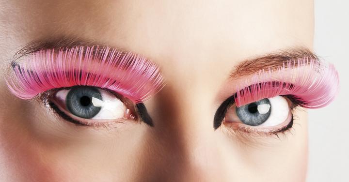 Boland Wimpern XL neonfarbig (Künstliche Wimpern)