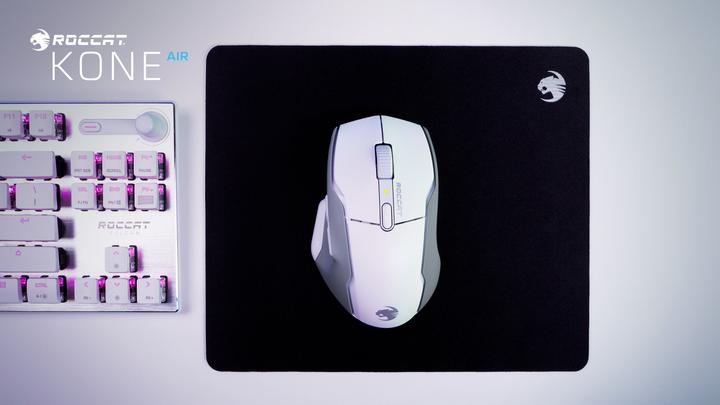 Actual product image Roccat Kone Air wireless mouse, white (ROC-11-452-05) (Wireless)