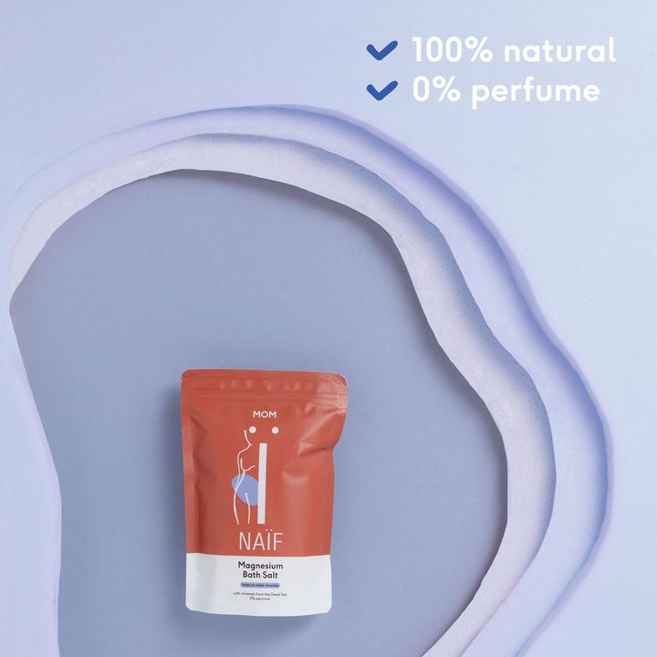 Actual product image Naïf Näif Pregnancy Bath Salt Sel de Bain au Magnésium 500g (100 ml, Bath salts)