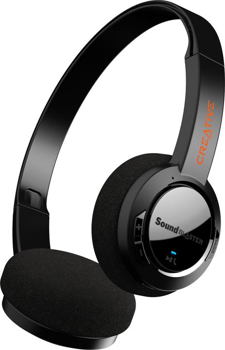 Produktbild Creative SOUND BLASTER JAM V2 Kabelloser Bluetooth-Kopfhörer schwarz (ANC, 22 h, Kabellos, Kabelgebunden)