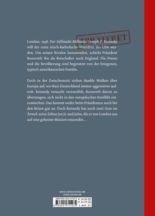 Actual product image Die Akte Kennedy 1: Ich werde Präsident (German, Mick Peet, Erik Varekamp, 2023)