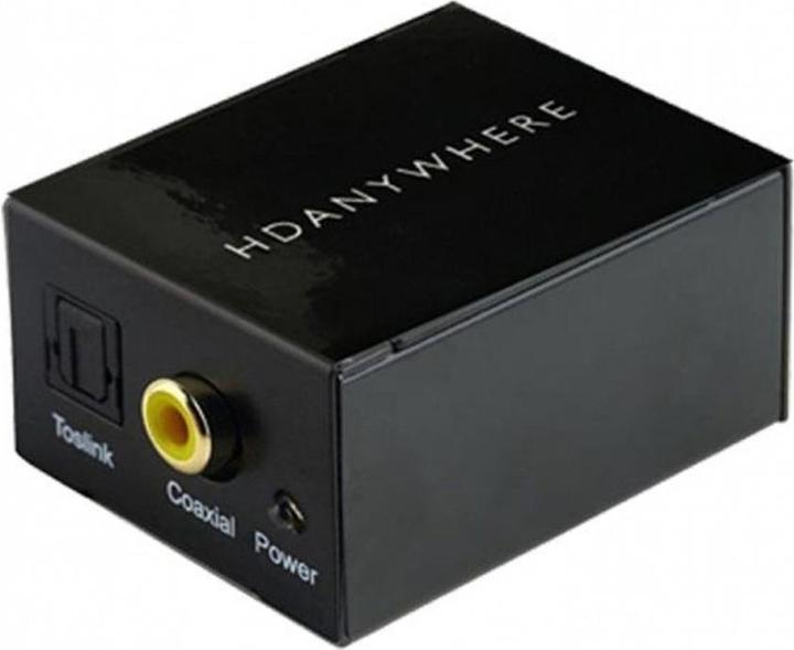 Produktbild Hdanywhere Konverter Toslink/Coaxial zu Cinch Cinch (Analog -> Digital)