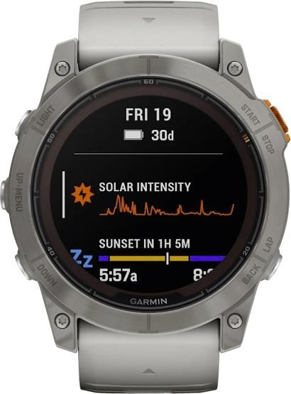 Actual product image Garmin Fenix 7 X PRO GPS Multisport Watch, Sapphire Solar Edition, grey (51 mm)